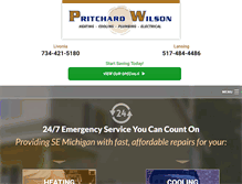 Tablet Screenshot of pritchardwilson.com